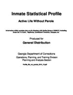 Inmate statistical profile: active life without parole, 2015-03-04