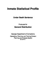 Inmate statistical profile: under death sentence, 2010-05-01