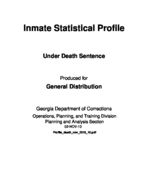 Inmate statistical profile: under death sentence, Nov. 2, 2013