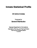 Inmate statistical profile: all active inmates, 2009-05