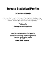 Inmate statistical profile: all active inmates, 2014-06-01