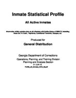 Inmate statistical profile: all active inmates, 2016-06-01