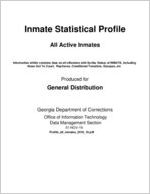 Inmate statistical profile: all active inmates, 2019 October