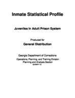 Inmate statistical profile: juveniles in adult prison system, Apr. 2010