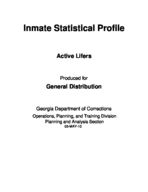 Inmate statistical profile: active lifers, Apr. 2010