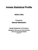Inmate statistical profile: active lifers, Jan. 4, 2012