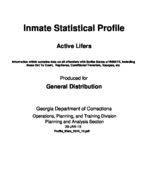 Inmate statistical profile: active lifers, Jan. 28, 2015