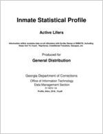 Inmate statistical profile: active lifers, 2018 October