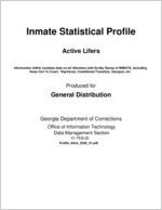 Inmate statistical profile: active lifers, 2020 January