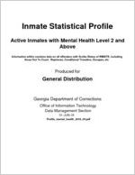 Inmate statistical profile: active inmates with mental health level 2 and above, 2018 May