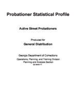 Probationer statistical profile: active street probationers, Mar. 2, 2011