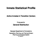 Inmate statistical profile: active inmates in transition centers, Feb. 1, 2012