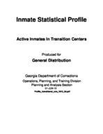 Inmate statistical profile: active inmates in transition centers, 41426
