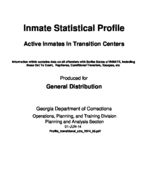 Inmate statistical profile: active inmates in transition centers, 41791
