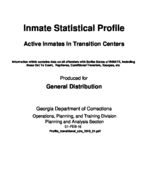 Inmate statistical profile: active inmates in transition centers, Feb. 1, 2016