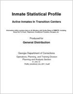 Inmate statistical profile: active inmates in transition centers, 2017 December
