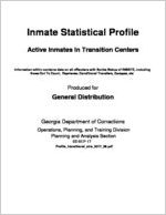 Inmate statistical profile: active inmates in transition centers, 2017 August