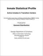 Inmate statistical profile: active inmates in transition centers, 2018 March