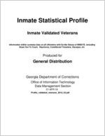 Inmate statistical profile. Inmate validated veterans, 2018 March