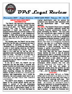 DPS legal review [Dec. 2011]