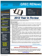 GREC REnews, Vol. 9, Issue 2 (Feb. 2013)