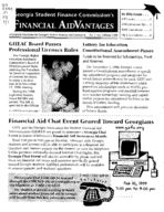 Financial aidvantages [Vol. 2, no. 1 (Winter 1999)]