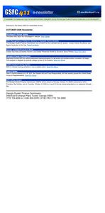 GSFC 411 e-newsletter [Oct. 2009]