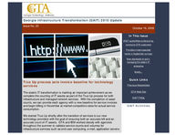 Georgia Infrastructure Transformation (GAIT) 2010 update, Vol. 1, Issue 22 (Oct. 16, 2009)