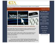 Georgia Infrastructure Transformation (GAIT) 2010 update, Vol. 1, Issue 26 (Dec. 18, 2009)