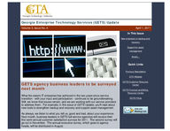 Georgia Enterprise Technology Services (GETS) update, Vol. 3, Issue 4 (Apr. 1,  2011)