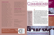 From the commissioner, Vol. 2, no. 4 (Fall 2003)