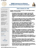 Legislative update [Jan. 23, 2006]