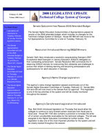 Legislative update [Feb. 15, 2008]