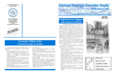 Central Georgia corridor study... keeping business moving in Georgia [Vol. 1, no. 2 (Mar. 2002)]