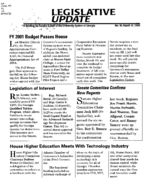 Legislative update: a briefing for faculty and staff of the University System of Georgia, No. 10 (Mar. 13, 2000)