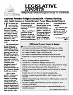 Legislative update: a briefing for faculty and staff of the University System of Georgia, No. 11 (Mar. 25, 2002)