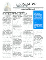 Legislative update: a briefing for faculty and staff of the University System of Georgia, No. 11 (Mar. 31, 2003)
