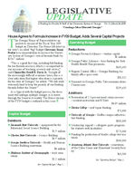 Legislative update: a briefing for faculty and staff of the University System of Georgia, No. 11 (Mar. 24, 2008)