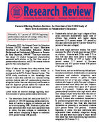Research review [Spring 2003]