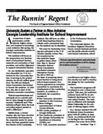The runnin' regent [Vol. 8, no. 3 (Apr. 2002)]