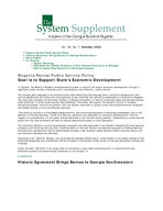 The system supplement: a report of the Georgia Board of Regents, Vol. 38, no. 7 (Oct. 2002)