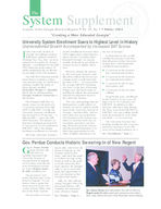 The system supplement: a report of the Georgia Board of Regents, Vol. 40, no. 5 (Winter 2004)