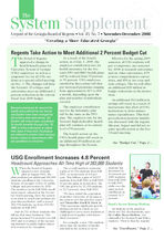 The system supplement: a report of the Georgia Board of Regents, Vol. 45, no. 7 (Nov.-Dec. 2008)