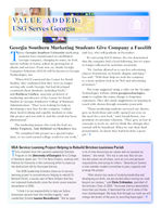 Value added - USG serves Georgia [Jan. 2008]