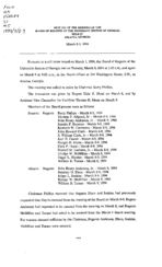 Minutes, Mar. 8-9, 1994