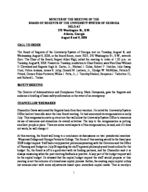 Minutes, Aug. 8-9, 2006