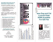 New dog and cat license plate now available for $25 fee