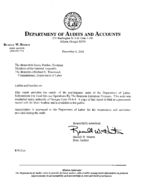 Performance audit: subcontracts for food service operations by the Business Enterprise Program, Department of Labor [Dec. 2005]