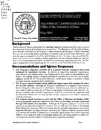 Executive summary: regulation of charitable solicitations, Office of the Secretary of State