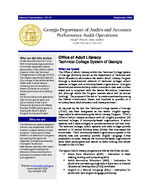 Office of Adult Literacy : Technical College System of Georgia